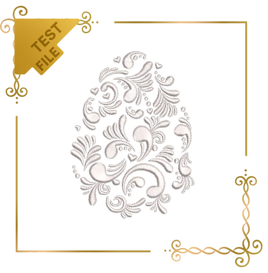 Badged - Free Trial Easter Egg Fabergé egg holiday digital machine embroidery design
