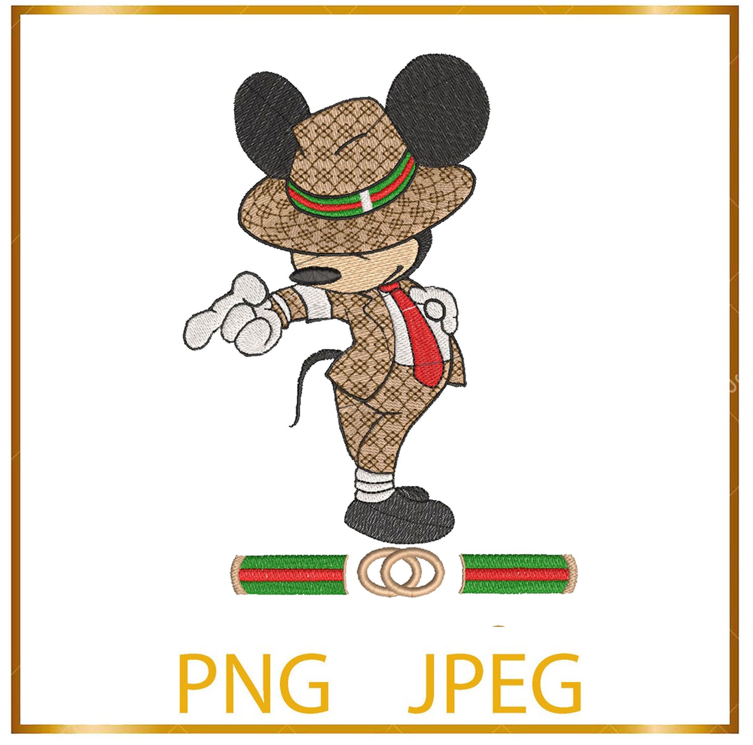 PNG or JPG files for printing, Mickey Mouse dances as Michael Jackson