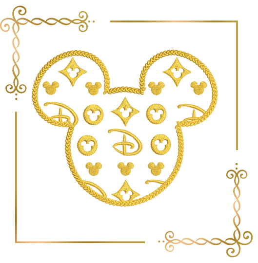 Mickey Mouse  Applique  Head   2 Sizes 2 options embroidery design to the direct download 2 Sizes embroidery zum direkten Download.