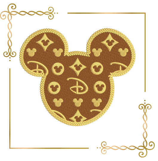 Mickey Mouse Head Parody Disney 2 Sizes 2 options embroidery zum direkten Download.