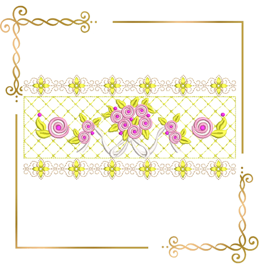 Smocking plate, Flowers,  Design Plate,  machine embroidery design  to the direct download.