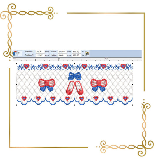Smocking Plates, Ballerina doll accessories , Design Plate, machine embroidery design to the direct download.