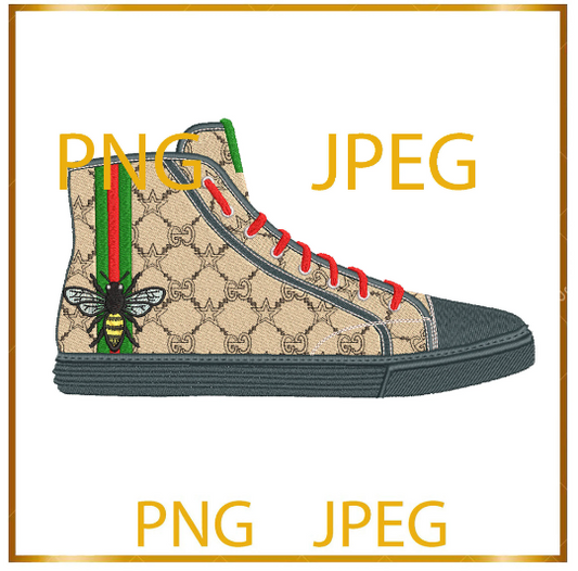 PNG- oder JPG-Dateien zum Ausdrucken, Fashion-Sneaker zum direkten Download.