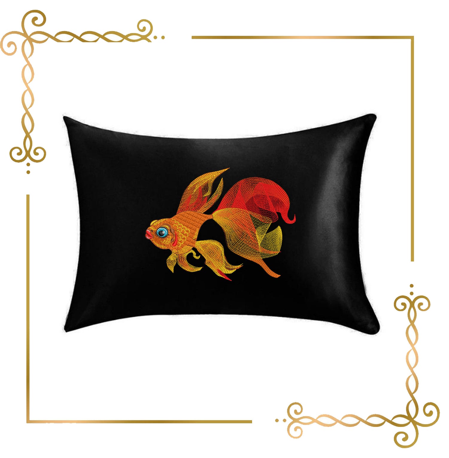 Cartoon Characters Fabulous goldfish  character Disney digital machine embroidery design