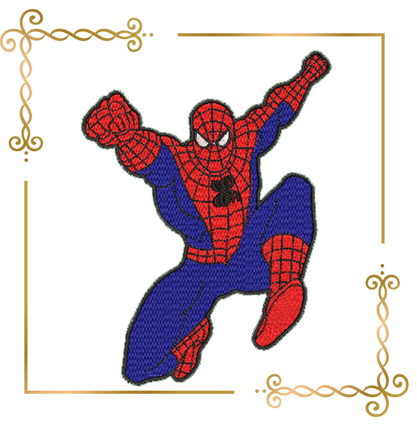 Zeichentrickfiguren Spiderman Stickmaschine Design