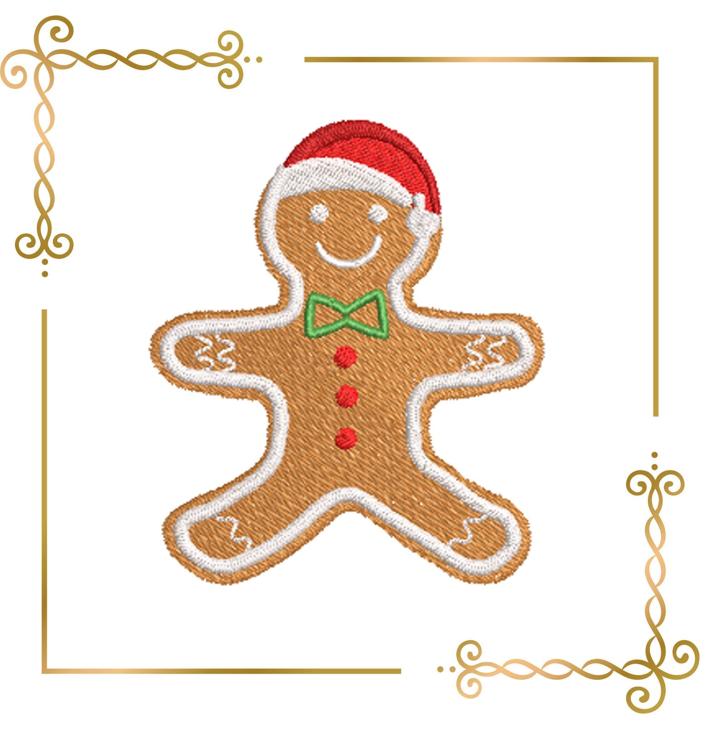 Christmas Gingerbreads holiday  embroidery design