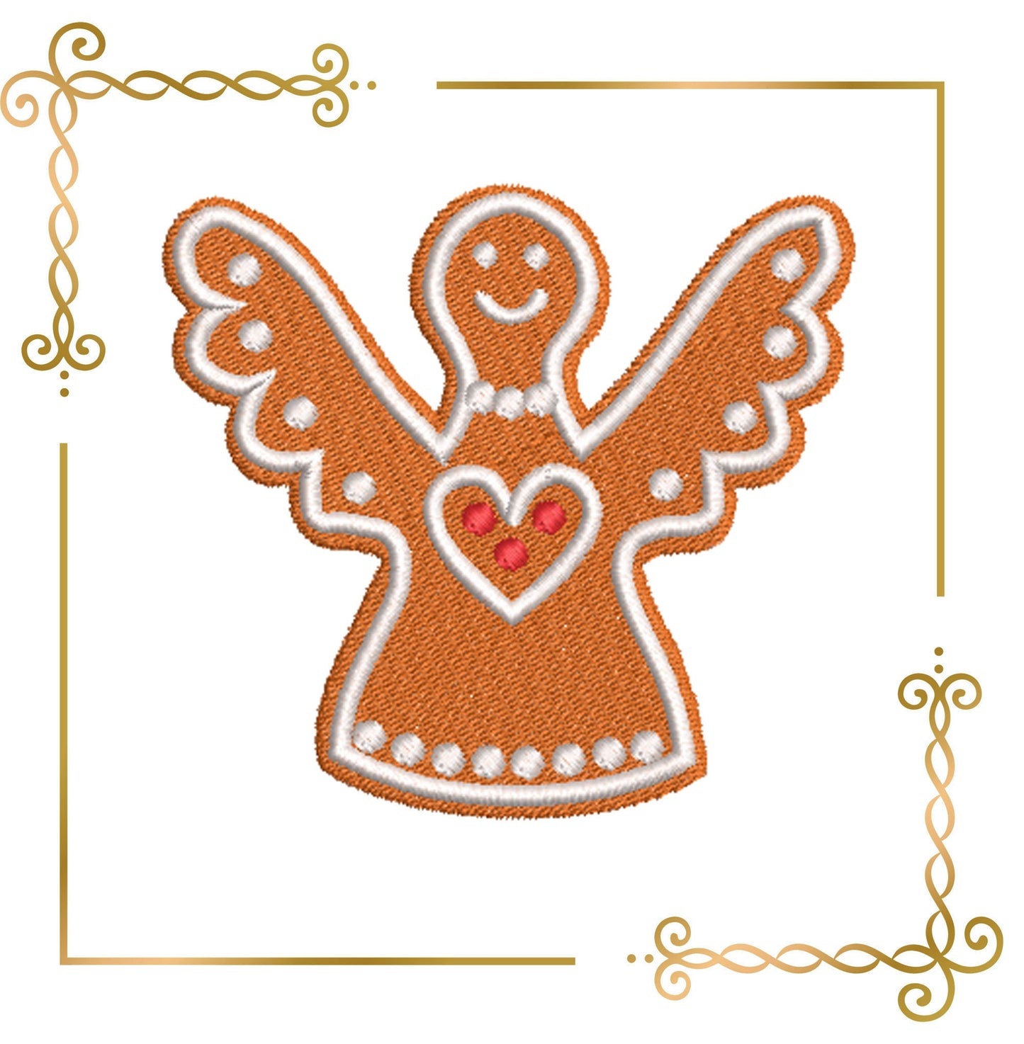 Christmas Gingerbreads holiday  embroidery design