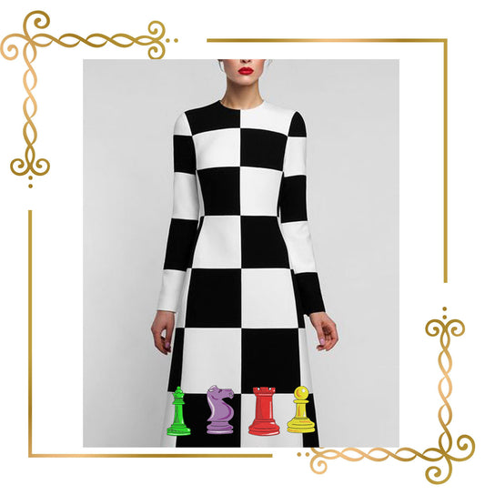 Figuren Schach SET 6 St. Stickmuster zum direkten Download.