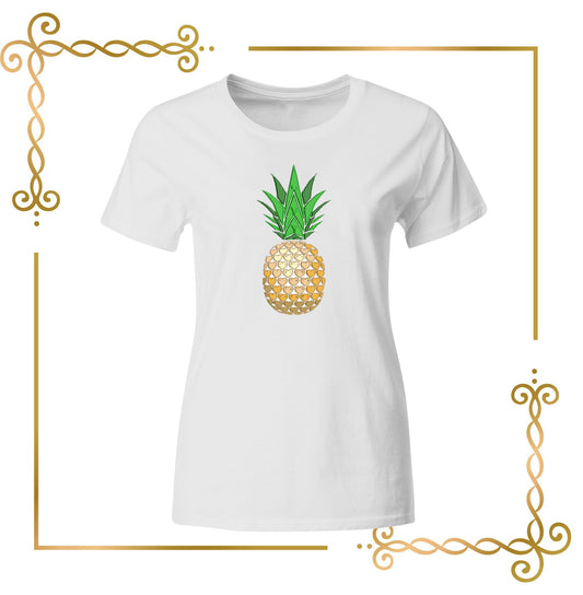 Stick T-Shirt Ananas Ananas SET 4 St. Stickmuster zum direkten Download.