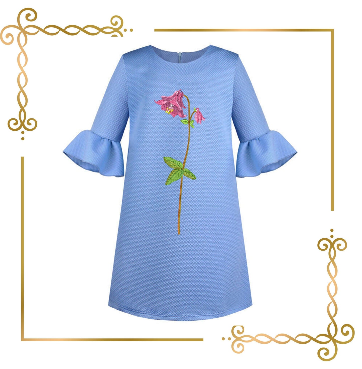 Flowers Bellflower is a big one  embroidery design to the direct download.