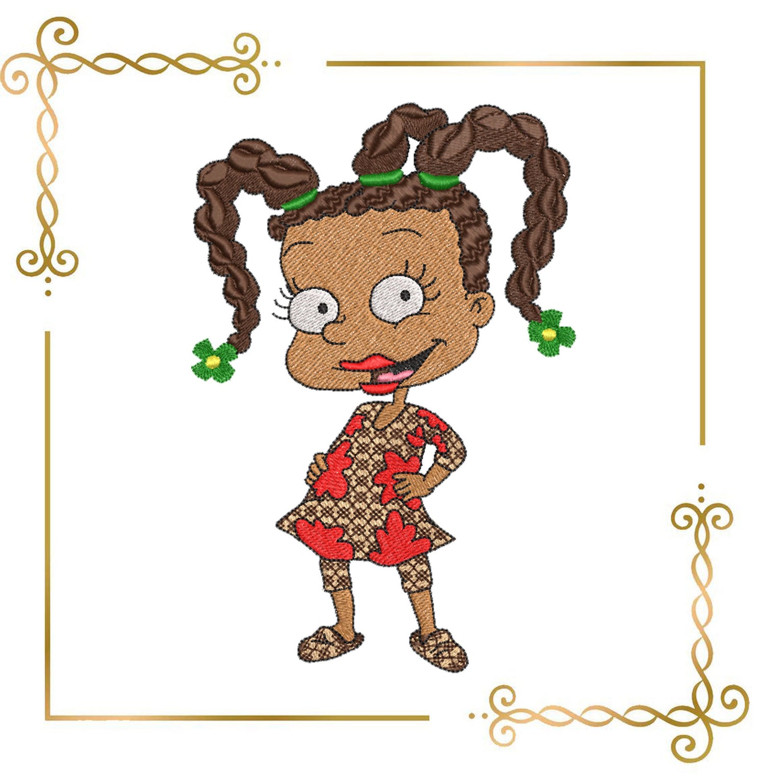 Cartoon Characters Susie rugrats  Restless kids embroidery design