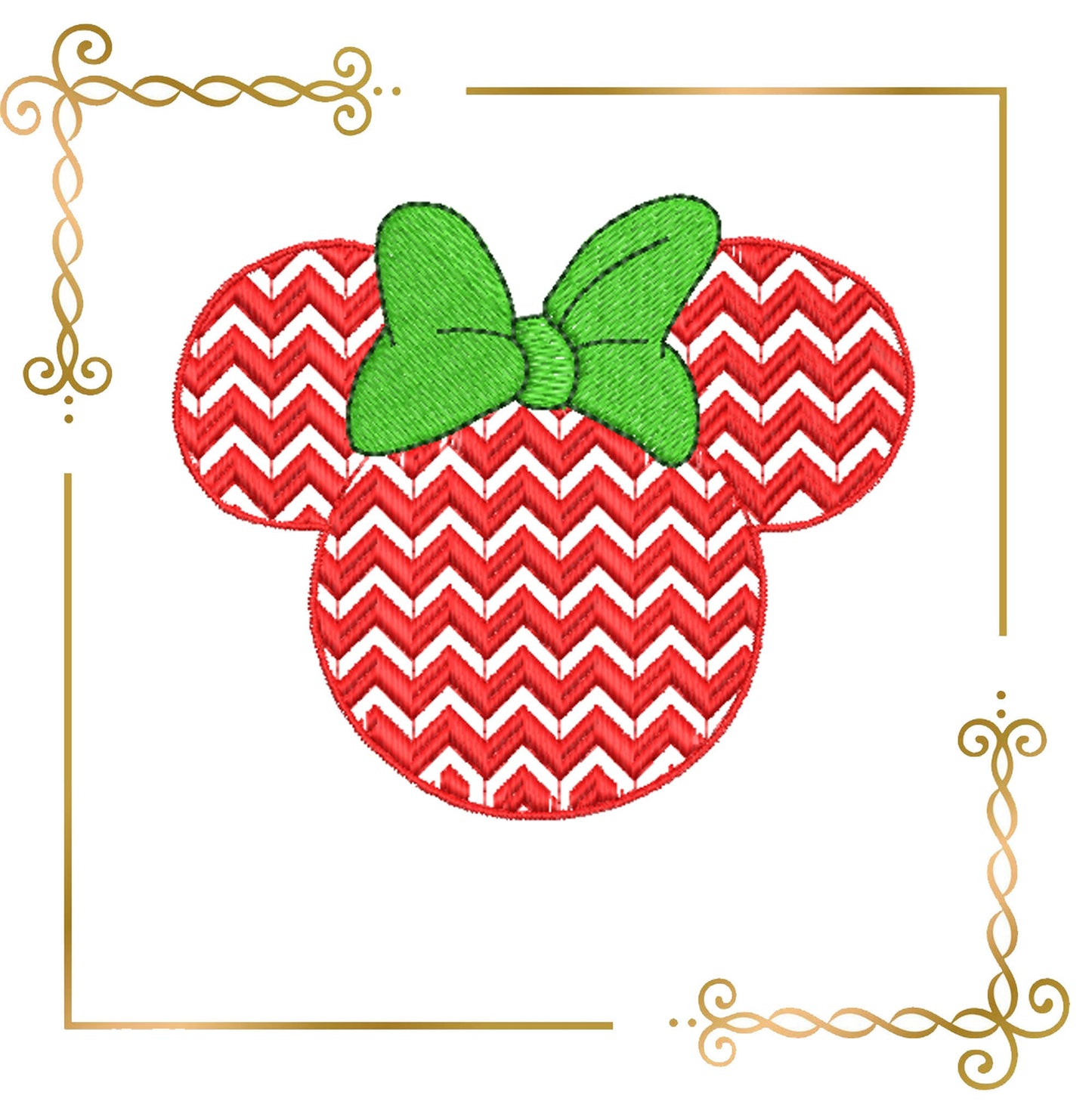 Mouse Christmas  8 pieces embroidery design embroidery design