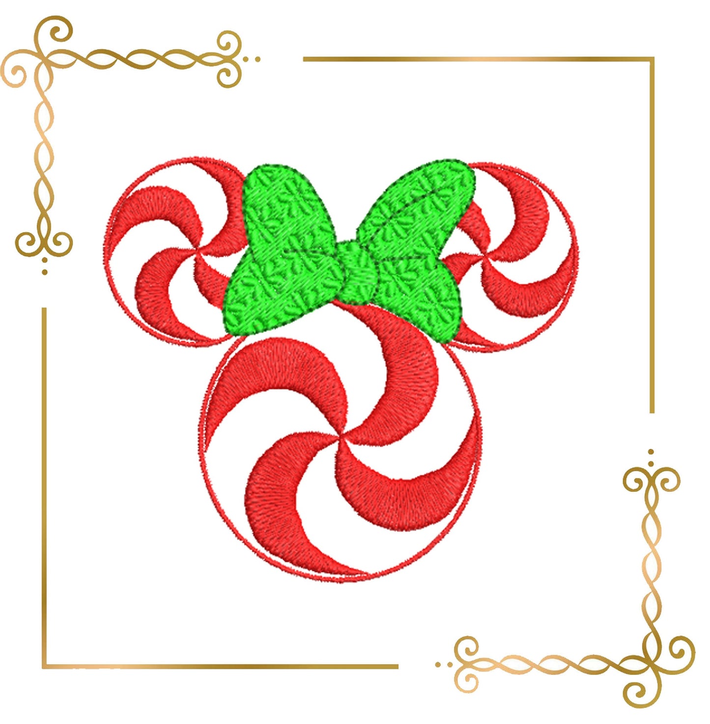 Mouse Christmas  8 pieces embroidery design embroidery design