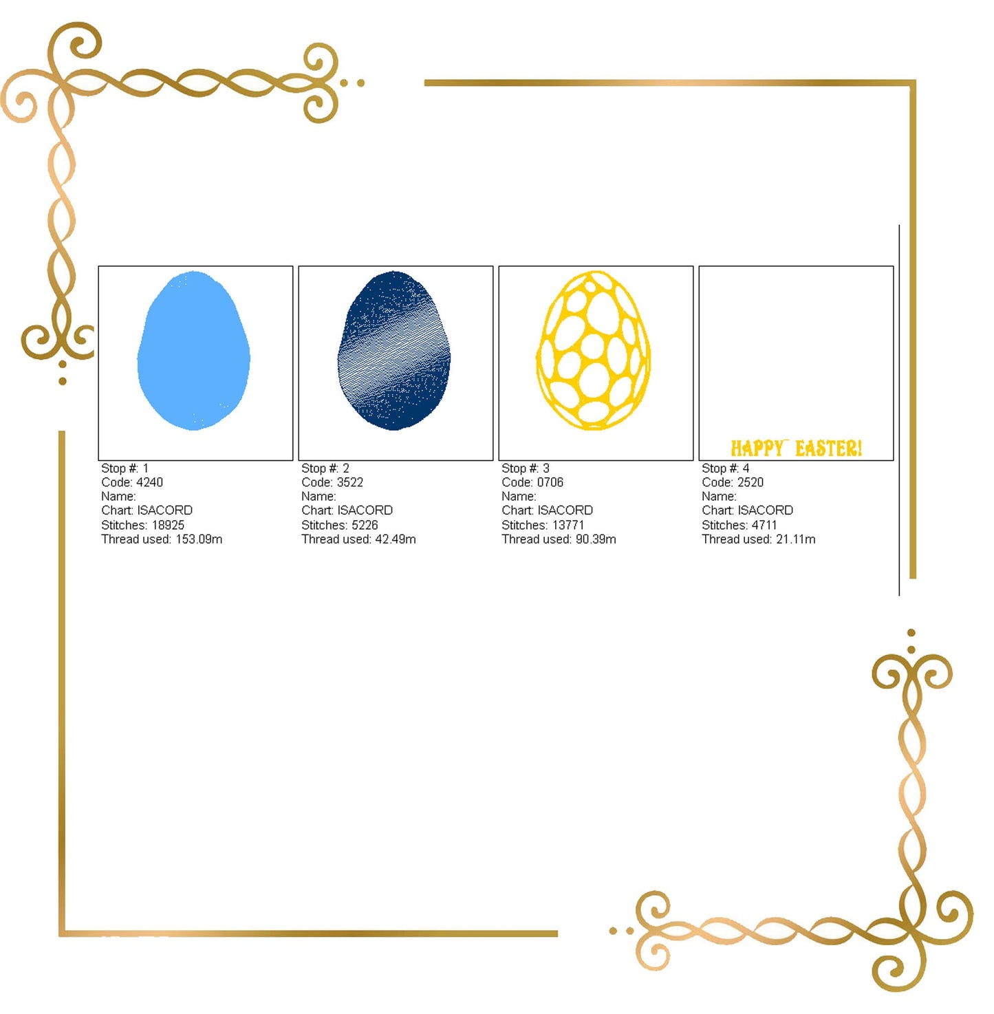 Easter Egg  Fabergé egg holiday digital machine embroidery design