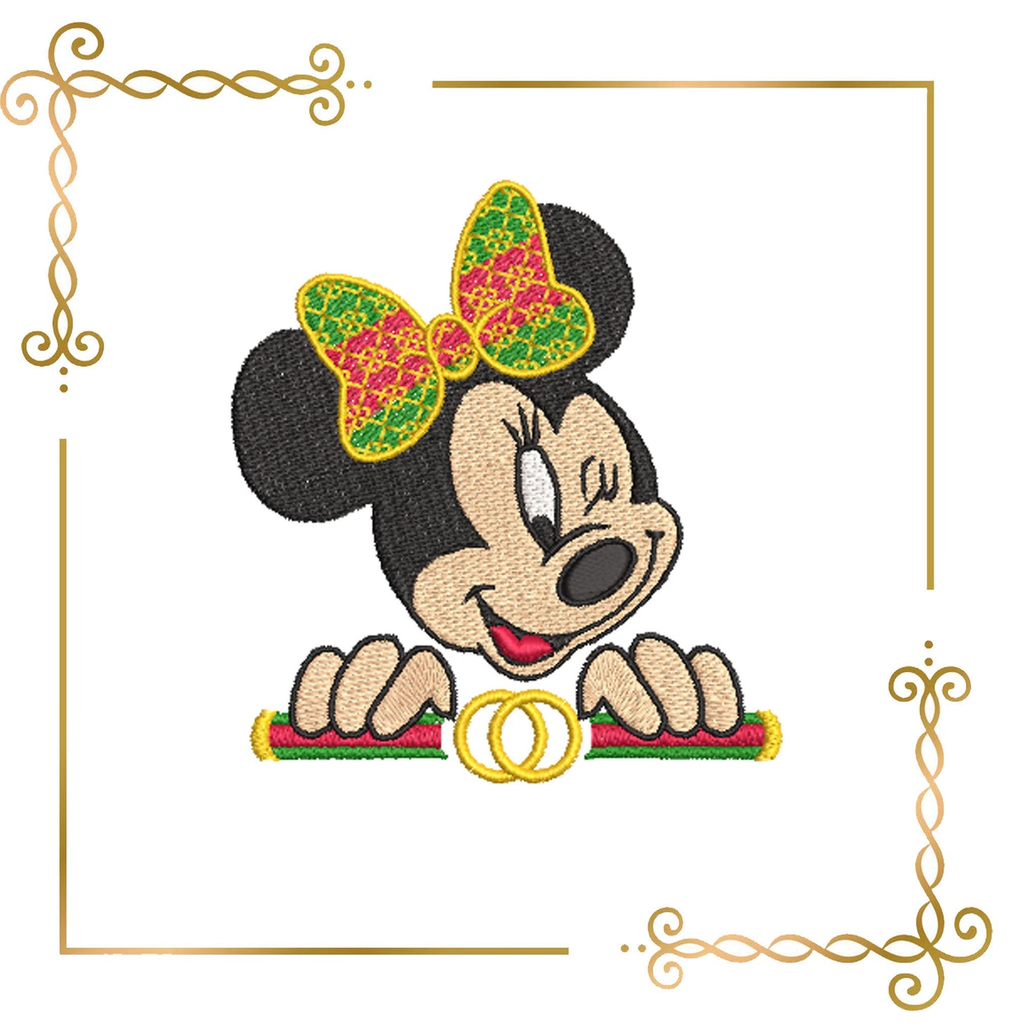 Minnie-Mouse-winking-cartoon-character-Fashionista-Disney-Gucci-machine-embroidery-design