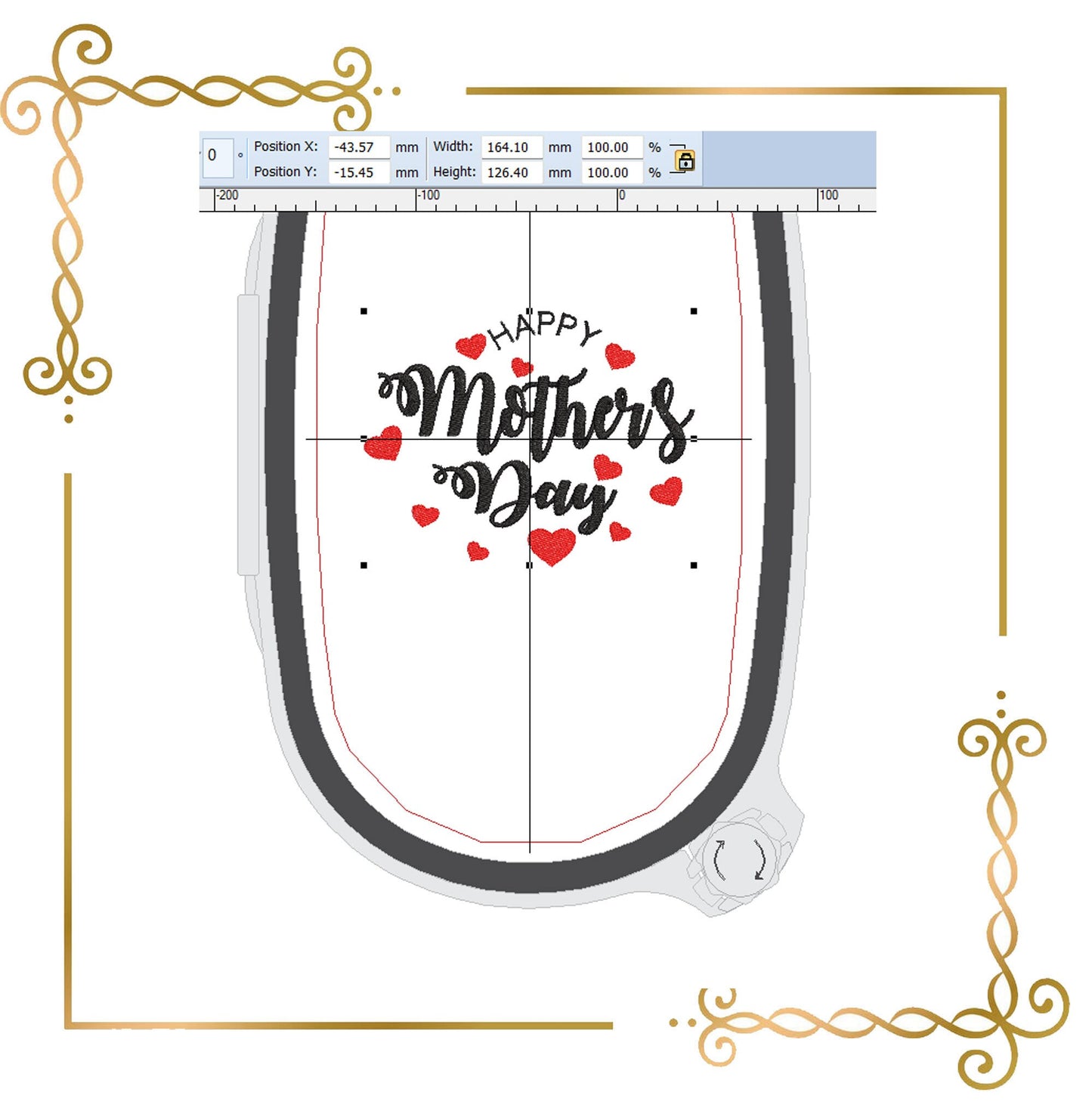 Mother's day,  lettering,  Holiday, Embroidery design to the direct download.